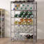 54 Bottle Floor Wine Bottle Rack in Aluminium