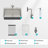 Versatile Stainless Steel Sink With Modern Faucet For Ultimate Kitchen Experience