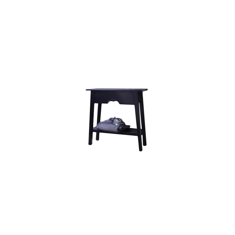 Aleasa 80cm Solid Wood Console Table