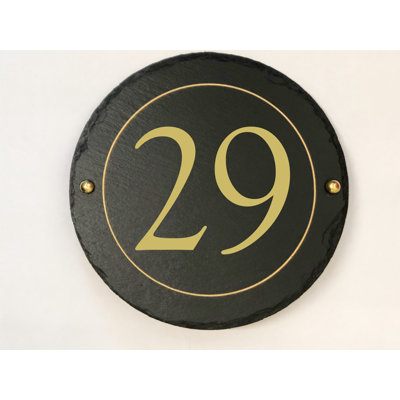 Easingwold 24cm H Stone House Number