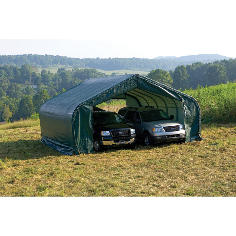 22' Ft. W x 24' Ft. D Garage, Gray