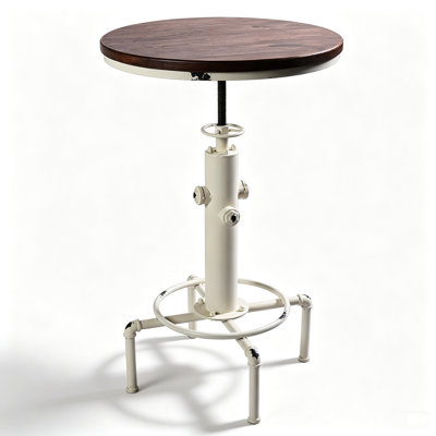 Table bistro industrielle 32,28 à 36,22 po