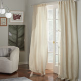 Solano Linen Semi Sheer Curtain Single Panel