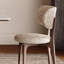 Chaise de salle à manger en bois massif exquise pratique