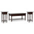 Davesha 3-Piece Solid Wood Living Room Table Set