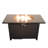 25'' H Steel Outdoor Fire Pit Table With Lid