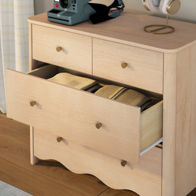 Commode 4 tiroirs Sutton, blond