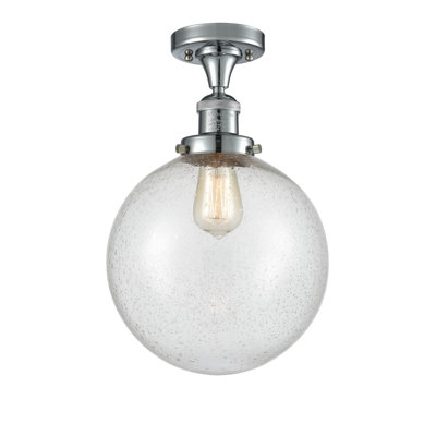 Clementina Glass Semi Flush Mount