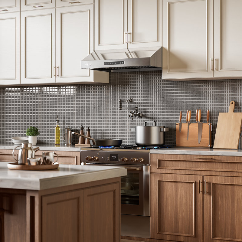 VIKIO 30" 900 CFM Ducted Under Cabinet Range Hood in Stainless Steel with Gesture Control , Stainless Steel