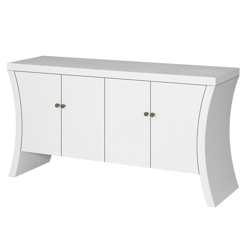 Armoire de rangement Rustic Farmhouse, Blanc