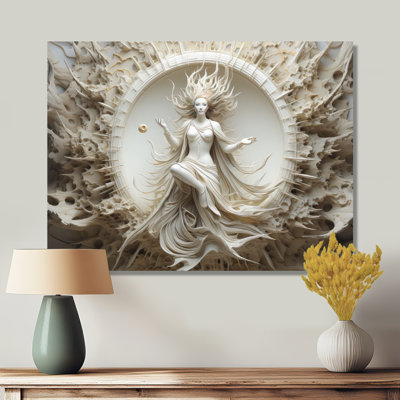 «Indian Mokshas Ethereal Eggshell I», reproduction sur toile