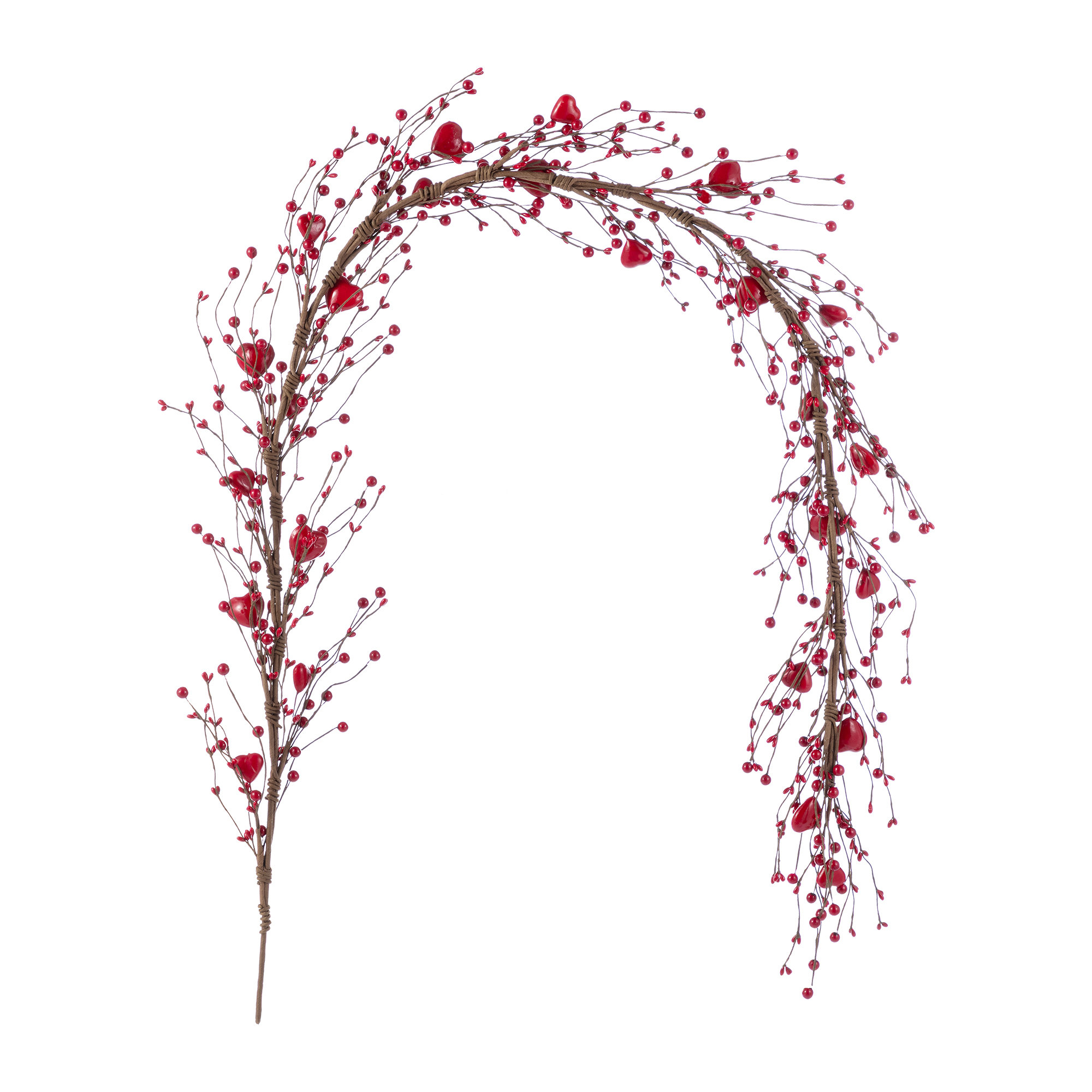 Ophelia & Co. 72 L Valentine s Berry Garland | Wayfair