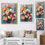 «Pink White Vibrant Pots», reproduction d'art murale-599982853-599982854
