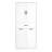 Bathroom Storage Cabinet with Two Laundry Baskets, Storage Cabinet with Doors and Drawer for Home, White-656253005