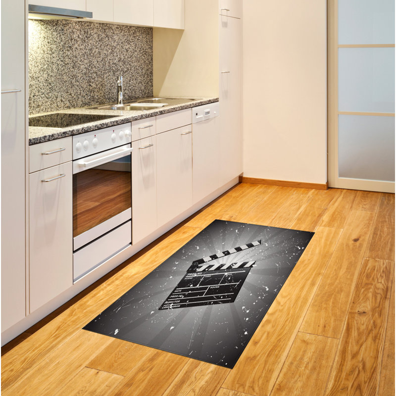 Movie Theater High Density Long Fiber Poly Threads Decorative Area Rug Carpet, Rectangle 2'7" x 5'