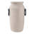 Tiyler Pottery Ecomix Vase With Metal Side Handles And Boho-Inspired Silhouette-999234541