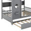 Lit double avec lit gigogne-467951695