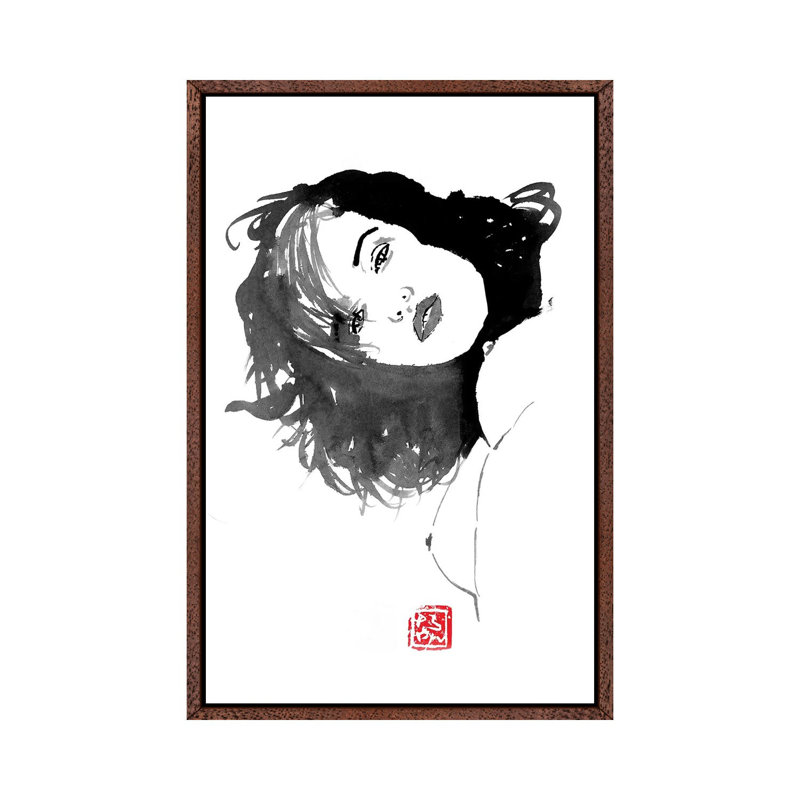 From Down by Péchane - Print on Canvas, Classic Brown Wood Framed, 66.04 cm H x 45.72 cm W