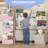 Alexine 3 in 1 Kids Bookshelf and Toy Storage Organizer, 4 Tier Wooden Kids Montessori Bookcase, 31.5'' H X 35.4'' W X 17.5'' D-1218928035
