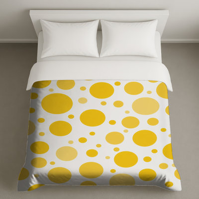 Housse de couette à pois moderne