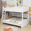 Lit double superposé au-dessus de grand lit double avec armoires de rangement et port USB-1021410718