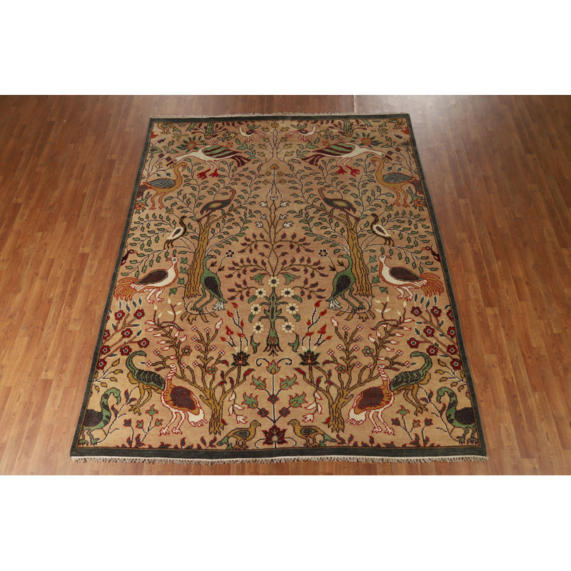 Tapis oriental à motif animalier Ziegler