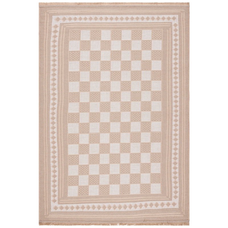 Orrego Performance Geometric Rug, Rectangle 5'3" x 7'6"