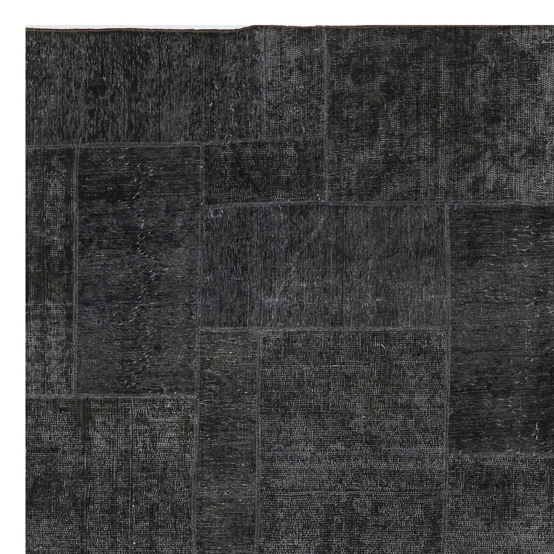 Tapis gris/brun patchwork Cooke