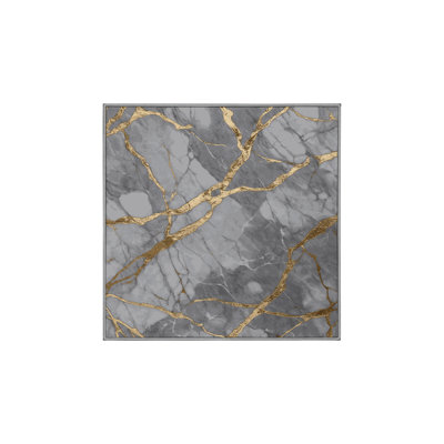 Machine Washable Gray Area Rug