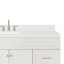 Meuble-lavabo sur pied simple 66 po avec plateau en quartz Hamlet-94003748-94003749-121645309