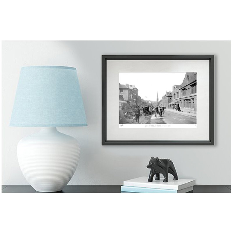 Guildford, North Street 1921 by Francis Frith - Single Picture Frame Print, 28cm H x 36cm W x 2.3cm D