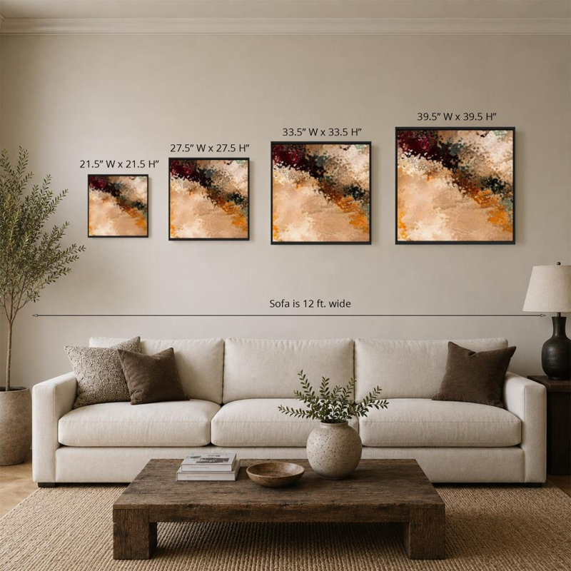 «1 Peter 5: 7 Casting Cares» par Mark Lawrence - impression sur toile, 28" H x 28" W, Black
