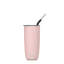 Swell Stainless Steel Tumbler with Straw - Pyrite - Triple-Layered Vacuum-Insulated Containers-399110962-399110965