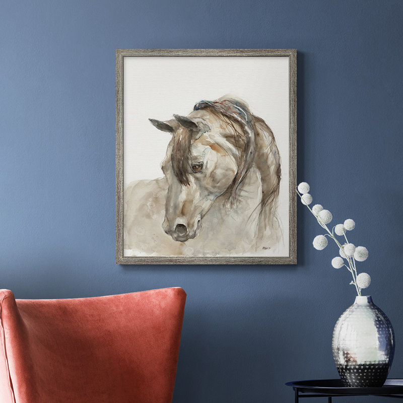 «Dream with Me», toile encadrée de qualité supérieure - prête à être accrochée, Argent patiné, H 24 po x l 20 po