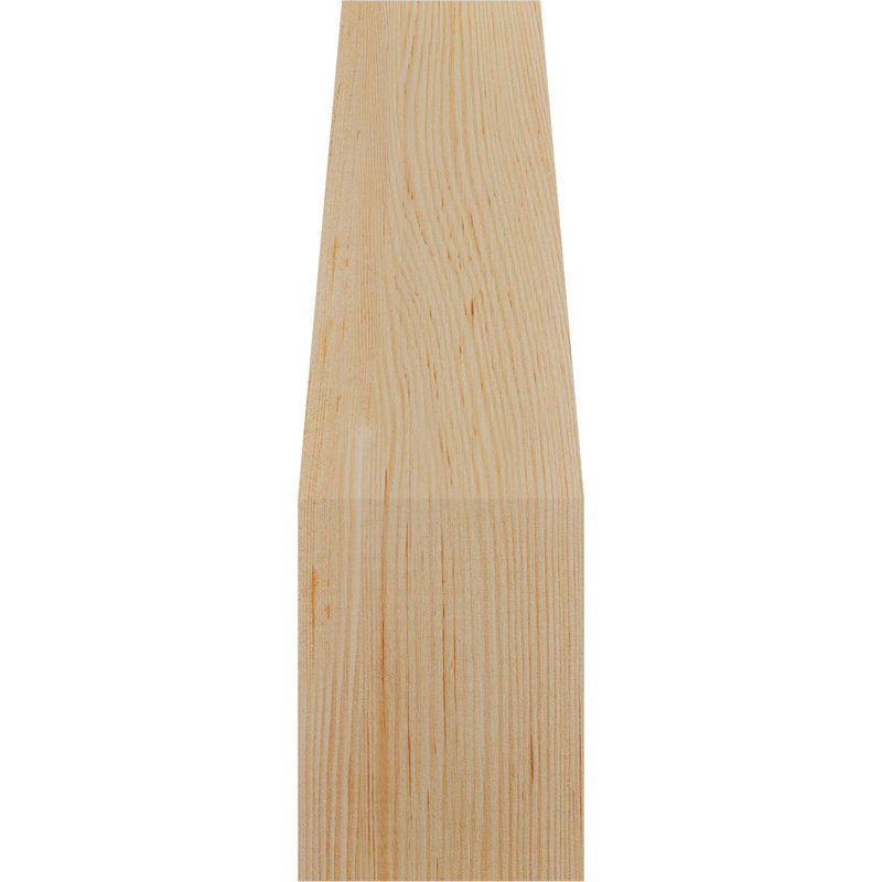 Attelle impériale du genou, Sapin de Douglas, Lisse, H 20 po x l 5,5 po x P 12 po