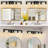 Bathroom Lighting Fixtures: 5-Light Bathroom Vanity Light Over Mirror with Clear Glass Shade, Wall Lamp for Mirror-86851455-97526036