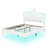 Johnathon Vegan Leather Platform Bed-424957650-424957651