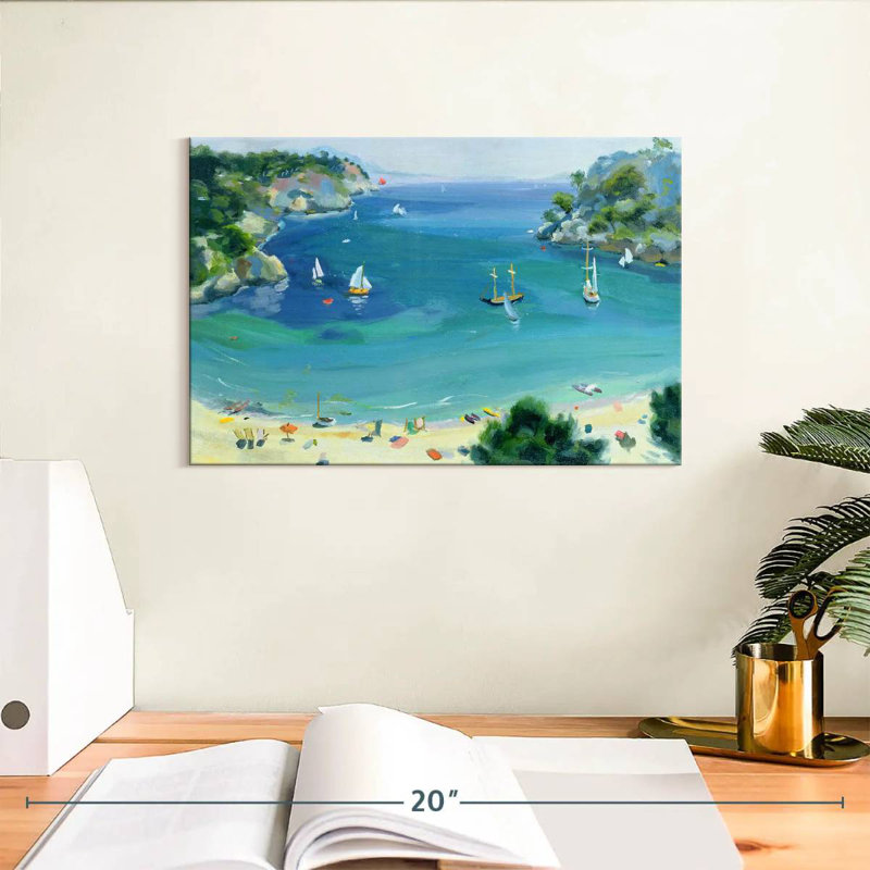 Gillard, Plage de Galdana, Majorque, H 8 po x l 12 po
