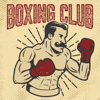 Boxing Club - Wrapped Canvas Print