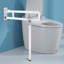 Rails de sécurité de toilette rabattables 23,6 po