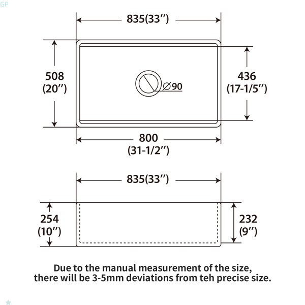 Dimensions du produit
