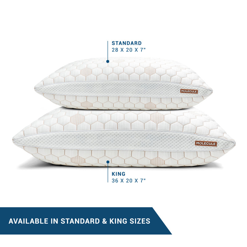 King Size Copper-Infused Cooling Gel Memory Foam Pillow