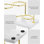 Toothbrush Holder, Resin Electric Toothbrush Holder With 3 Slots 2 Layers, Non-Slip Bathroom Accessories Organizer Toothbrush Toothpaste Razor Cleanser