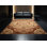 Tapis oriental traditionnel brun Pavni Astrolabe lavable à la machine