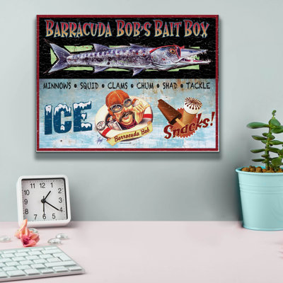 Barracuda Bob' by James Mazzotta Canvas Wall Art