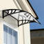 Garden Sanctuary Plastic Cover Retractable Door / Window Awning-111194924-111194928