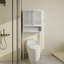 Support de toilette avec tablette ouverte et portes doubles-1382044338