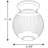 Koontz Glass Flush Mount