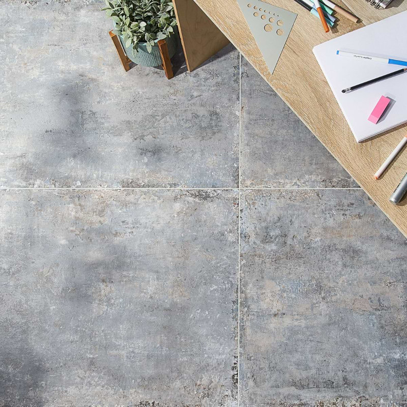 Portrait 24X48 Matte Porcelain Tile, Ocean Blue
