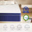 Matelas hybride en mousse à mémoire de forme moyenne 12 "/ 13" / 14 "Bassford-1097429929-1097363538